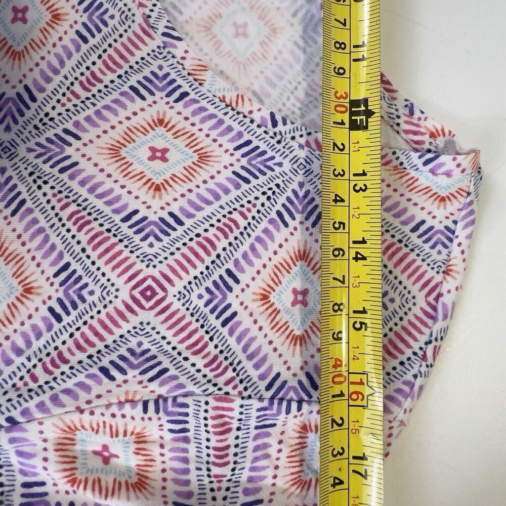 J.Jill Babydoll‎ Dress Sz XL Moroccan Medallion Soft Stretch Pockets - Picture 13 of 16